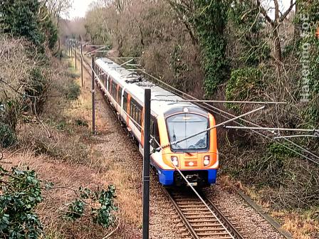 [A Liberty Line train]